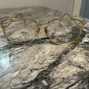 Elegant Gold Frame Glasses thumbnail 3