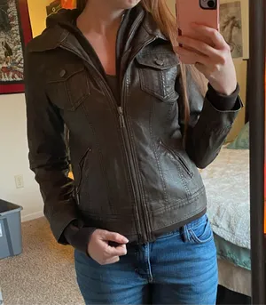 la coalition Leather Jacket thumbnail 1