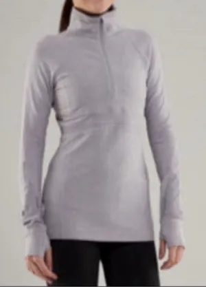 Lululemon Women's Run Full Tilt Quarter Zip Light Purple Sz 6 Running Gym Walkin thumbnail 1