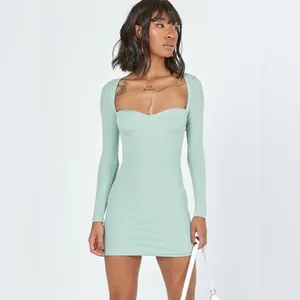 Princess Polly Javier Mini Dress in Sage Size 6 New with tag thumbnail 3