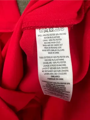 French connection Red One-Shoulder Spaghetti Strap Dress thumbnail 9