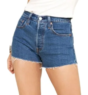 Levi’s 512 perfectly slimming cutoff denim shorts size 2 thumbnail 1