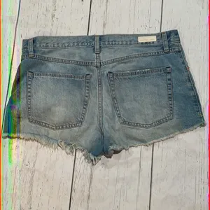 Abercrombie and Fitch blue denim shorts thumbnail 5