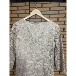 White House Black Market Tan Lace‎ Dress Size 6 thumbnail 3