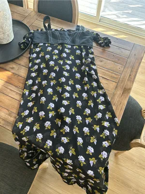 NWT Anthropologie Maeve Floral Square Neck Midi Dress M thumbnail 5