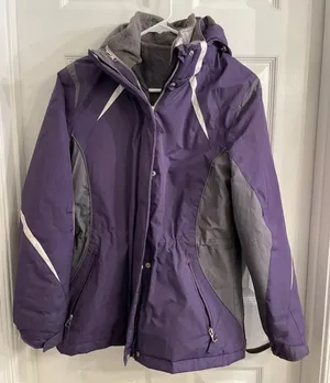Below zero deep purple winter ski jacket 2in1 thumbnail 1