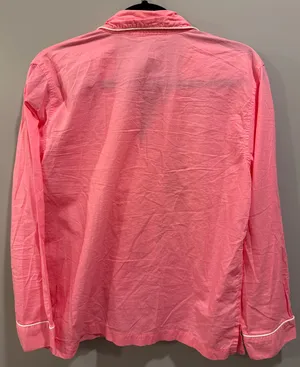Victoria’s Secret Button-Down Collared Long Sleeve PJ Top and Shorts Set thumbnail 3