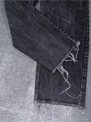 Vintage 90s Wrangler for Women Black Denim High Rise Taper Ankle Mom Jeans Sz 8 thumbnail 6