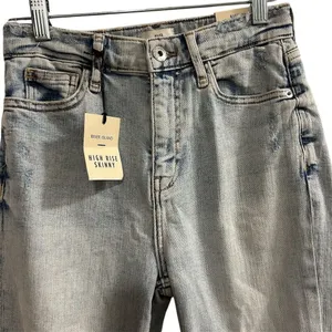 River Island Women's‎ High Rise Skinny Jeans Light Denim Size 4 thumbnail 2