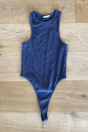 Sisters and Seekers Aura Bodysuit in Dark Grey thumbnail 1