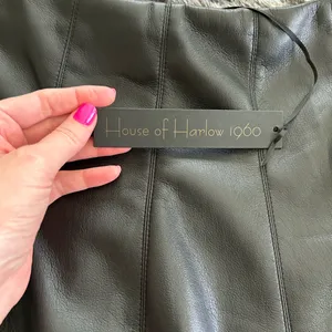 🐍🖤 House of Harlow 1960 leather skirt thumbnail 9