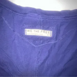 NWT Free People Hot Shot Indigo Pura S Oversized Shirt Exposed Seams thumbnail 5