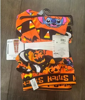 New Stitch Halloween Sleep Pants with Pockets thumbnail 1