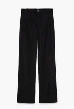 velvet pants black Size Medium 2731/305 thumbnail 3