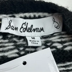 Sam Edelman Women‎ Boat Neck Long Sleeve Allover Print Sweater Size Medium NEW thumbnail 2