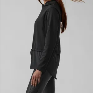 Athleta Charcoal Hoodie‎ Sweatshirt thumbnail 3