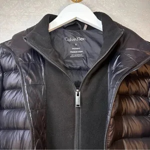 Calvin Klein Women's Black Packable Down Puffer Jacket Lightweight Small thumbnail 8