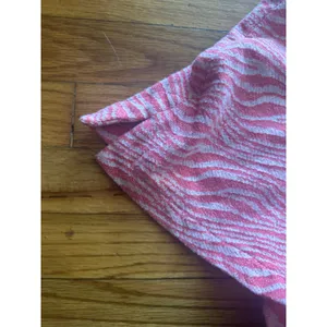 Zara Pink & White Zebra Print High-Rise Shorts – Size XS thumbnail 2