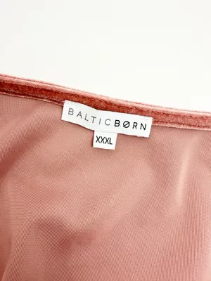 Baltic Born Meghan Velvet Wrap Maxi Dress Blush Pink Mauve Event Evening Wedding thumbnail 11