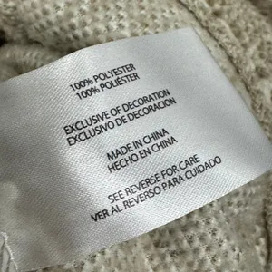 Eddie Bauer Tan Fleece Full Zip Vest Mock Neck Oatmeal Medium Fall Contemporary thumbnail 7