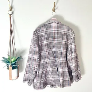 Talbots Multicolor Plaid Stripe Blazer Jacket Women’s Size 24 Classic Fit Preppy thumbnail 5