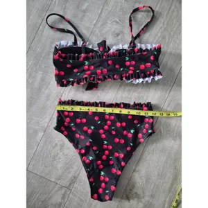 No-brand Women's Black and Red Bikini-and-tankini-tops thumbnail 7