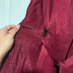 Runaway the Label Deep Red Kimono wrap Top thumbnail 3