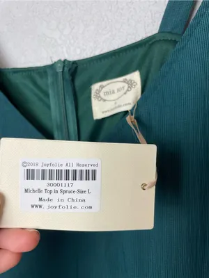 Bnwt! Joyfolie Michelle Assymetrical Textured Deep Teal Sleeveless Tank Top Sz L thumbnail 10