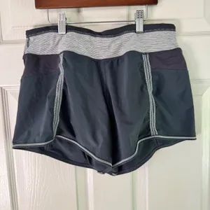 Lululemon Running Shorts Athletic Stretch Waist Pockets Size‎ 6 thumbnail 6