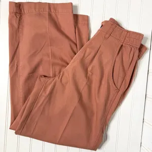 Madewell Neale Straight-Leg Pant Drapeweave Dried Rose High Rise Sz 6 859 thumbnail 6