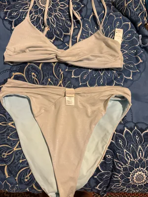 L*Space Set medium top, xl bottoms sparkly blue thumbnail 4