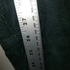 Universal Thread Womens Vintage Straight Green Corduroy Pants 4/27 High Rise thumbnail 9