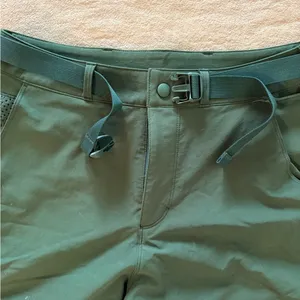 Outdoor Voices RecTrek Zip-Off Pants Size Small Green Blue White Colorblock OV thumbnail 4