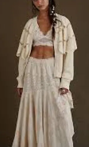Free People Dolly Maxi Tiered Skirt thumbnail 1