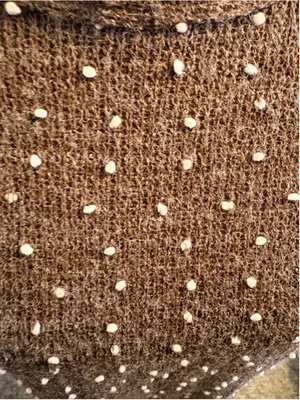 Altar'd State Polka Dot Lace Trimmed Sweater Women's Size XS (Oversized) thumbnail 5