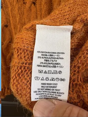 Free People Waterfall Alpaca Blend Cable Knit A Line Sweater Generous Size Small thumbnail 6