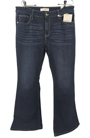 KanCan Jeans Womens‎ 15/31 KC6102TD Dark Wash Mid Rise Flare NEW thumbnail 1