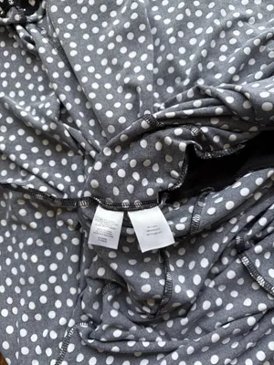 Jones Wear Black White Polka Dot Midi Dress V-Neck Fit and Flare Stretch- Size 6 thumbnail 4