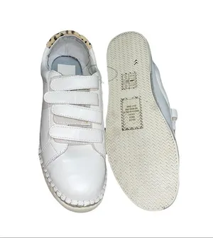 NEW Dolce Vita Marny Sneakers White Hook & Loop Low Top Shoes Calf Hair thumbnail 8
