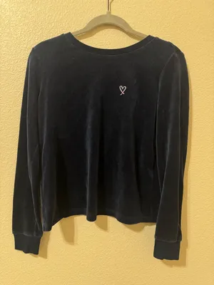 Victoria’s Secret Navy Velour Lounge Set XS EU thumbnail 5