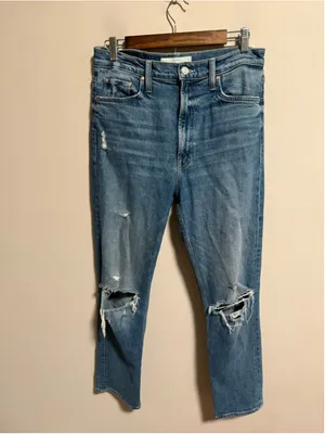 Mother High Waisted Rider Ankle Far Beyond The Sky- Size 30 thumbnail 2