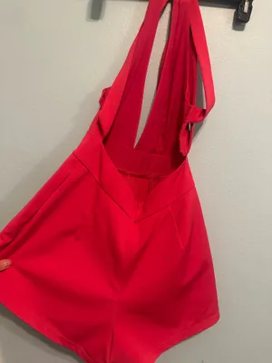Hot Pink Cocktail Romper thumbnail 6