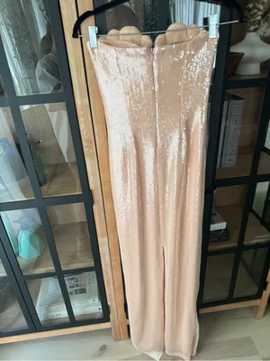 NWT Seashells sequined gown maxi dress Cypriana Strapless sweetheart mermaidcore thumbnail 7