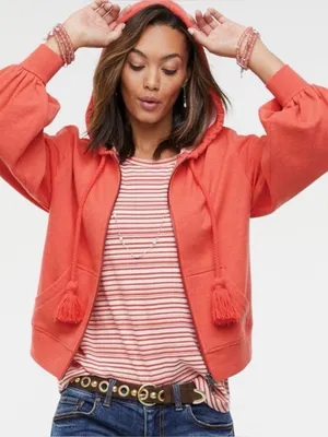 CAbi Deluxe Full Zip Hoodie Style 5657 Size S thumbnail 2