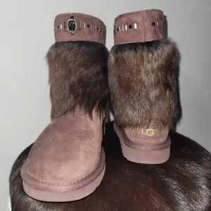 UGG Vilet Pinecone Shearling Sheepskin Cuff Maylin Women's Size 7 thumbnail 2