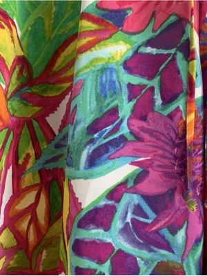 Lauren Ralph Lauren Womens Palazzo Pants 1X Tropical Floral Wide Leg Resort thumbnail 10