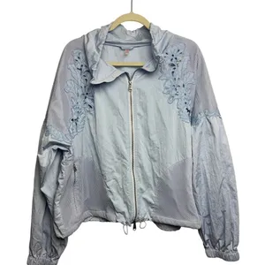 Free People Movement Thanks a Bunch Jacket in Periwinkle Dreams Sz. L thumbnail 3