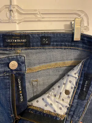 Lucky Brand Ava Skinny Jeans Mid-Rise Ankle Length Medium Wash thumbnail 2