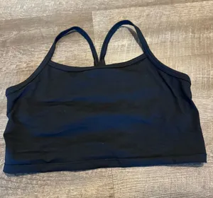 Offline by Aerie Black Longline Sports Bra Top thumbnail 1