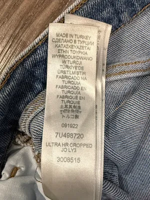 7 For All Mankind Luxe Vintage Cropped Jo Jeans 27 Distressed Wide Leg $228 thumbnail 10